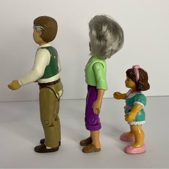 Fisher Price Loving Family Grandma Grandpa and Little Girl Stroller Mixed Years - Picture 4 of 13